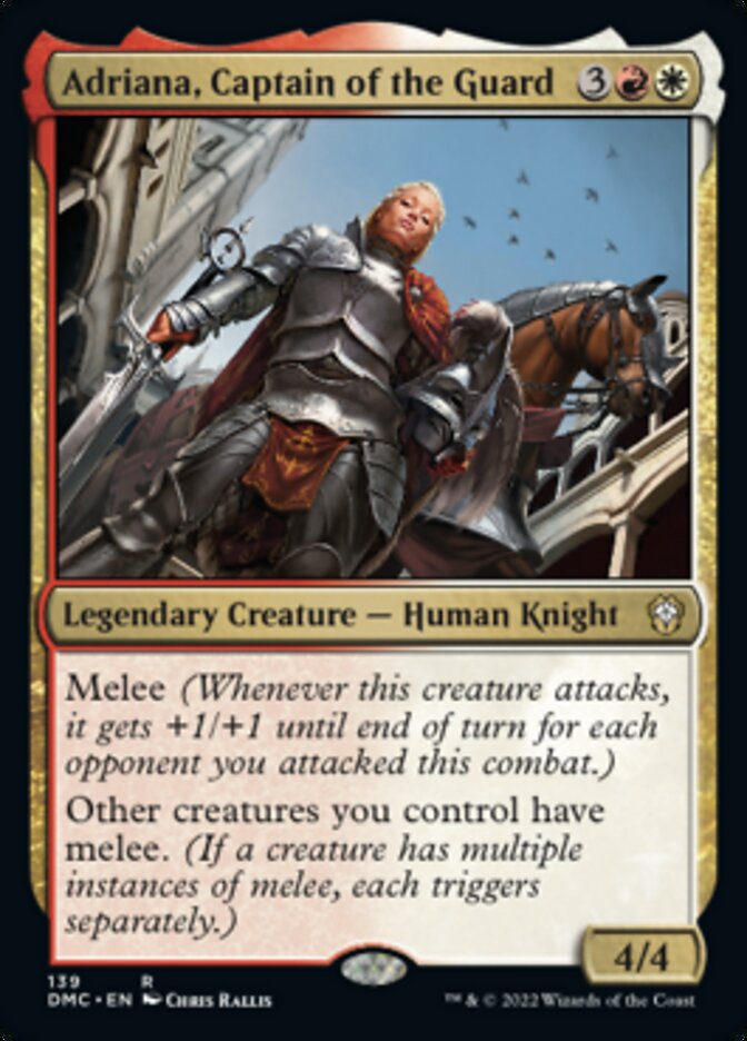 Adriana, Captain of the Guard [Dominaria United Commander] | Silver Goblin