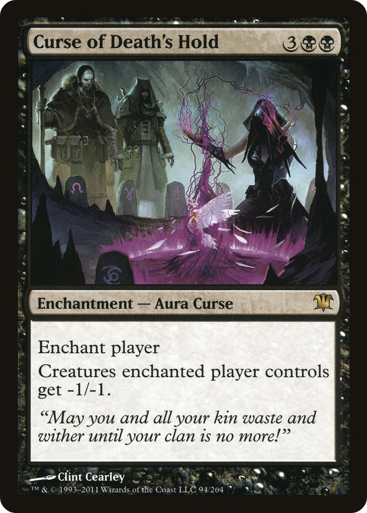 Curse of Death's Hold [Innistrad] Foil