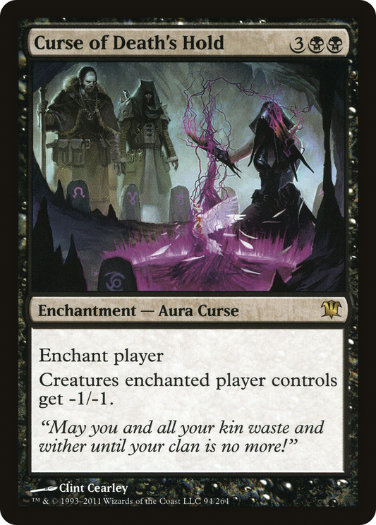 Curse of Death's Hold [Innistrad] Foil