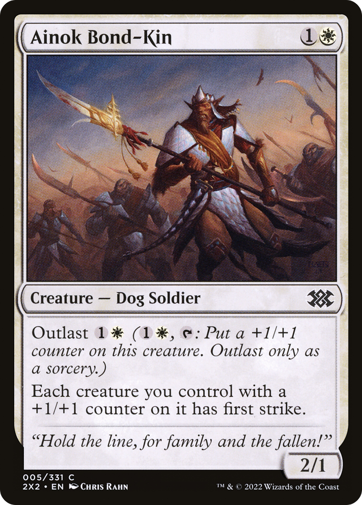 Ainok Bond-Kin [Double Masters 2022] Foil