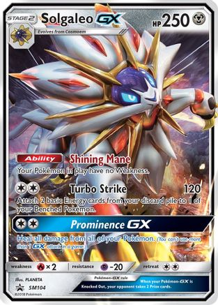 Solgaleo GX - SM104 (SM104) Holofoil - SM Promos