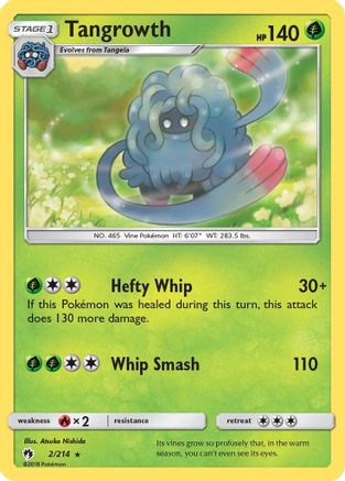 Tangrowth (2) Reverse Holofoil - Lost Thunder