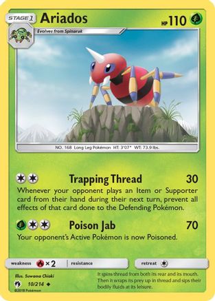 Ariados (10/214) [Sun & Moon: Lost Thunder] | Silver Goblin