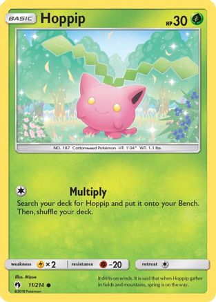 Hoppip (11) Reverse Holofoil - Lost Thunder