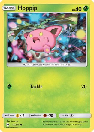 Hoppip (12) Reverse Holofoil - Lost Thunder