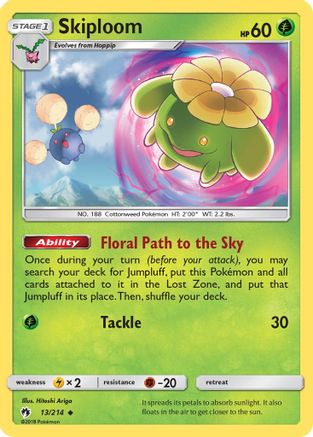 Skiploom (13/214) [Sun & Moon: Lost Thunder] | Silver Goblin