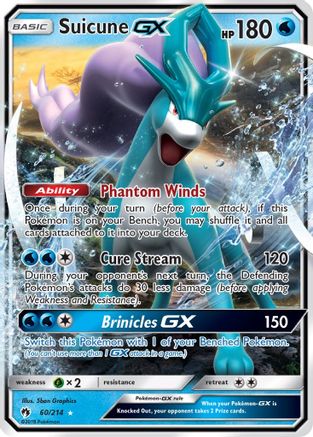 Suicune GX (60/214) [Sun & Moon: Lost Thunder] | Silver Goblin