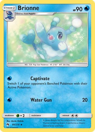 Brionne (66) Reverse Holofoil - Lost Thunder