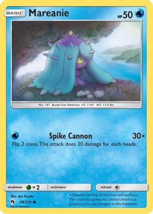 Mareanie (68) Reverse Holofoil - Lost Thunder