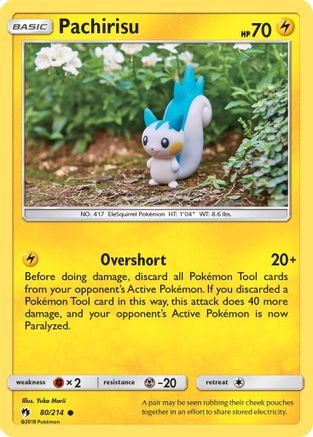 Pachirisu (80) Reverse Holofoil - Lost Thunder