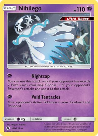 Nihilego (106) Reverse Holofoil - Lost Thunder