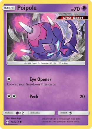 Poipole (107) Reverse Holofoil - Lost Thunder