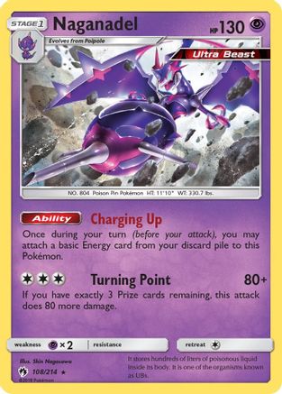 Naganadel (108) Reverse Holofoil - Lost Thunder
