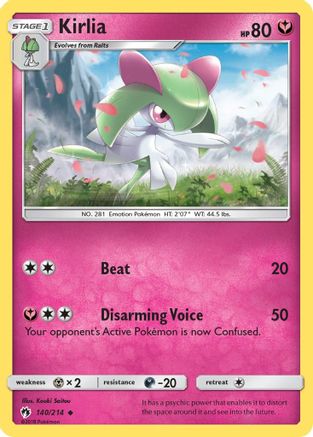 Kirlia (140) Reverse Holofoil - Lost Thunder