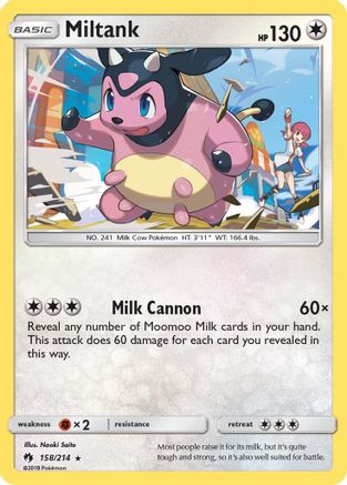 Miltank (158) Reverse Holofoil - Lost Thunder