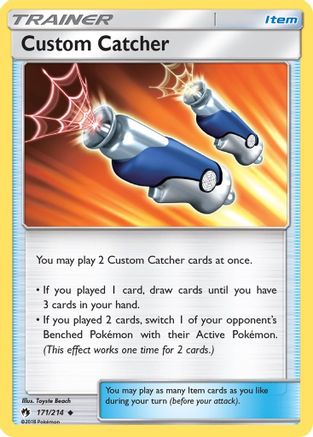 Custom Catcher (171) Reverse Holofoil - Lost Thunder
