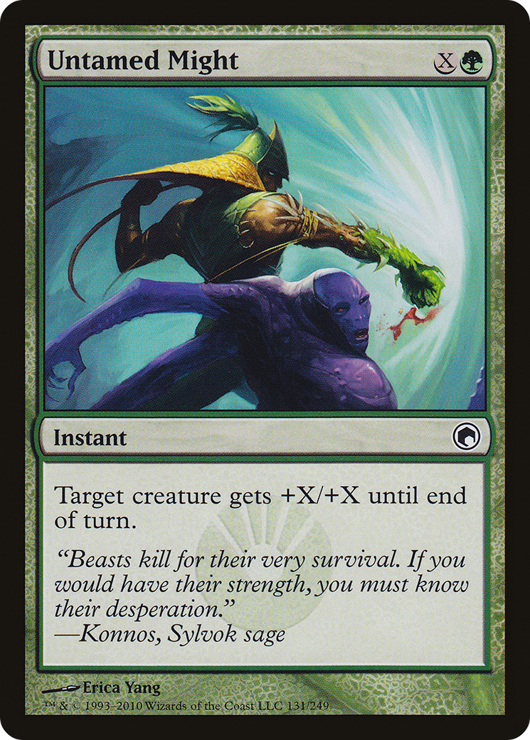 Untamed Might (131) Foil - Scars of Mirrodin