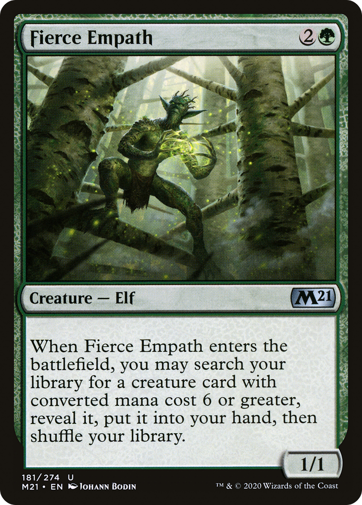 Fierce Empath [Core Set 2021] Foil