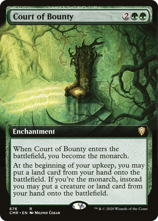 Court of Bounty (Extended Art) [Commander Legends] Foil