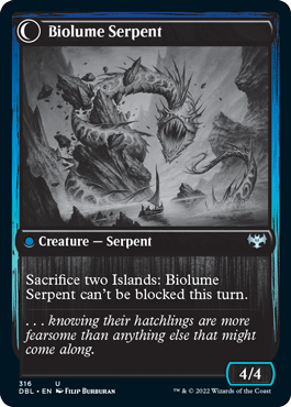 Biolume Egg // Biolume Serpent [Innistrad: Double Feature] Foil
