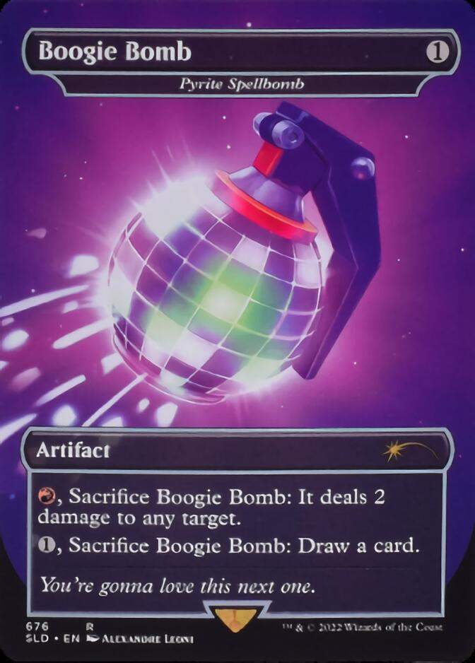 Pyrite Spellbomb - Boogie Bomb (Borderless) [Secret Lair Drop Promos] | Silver Goblin