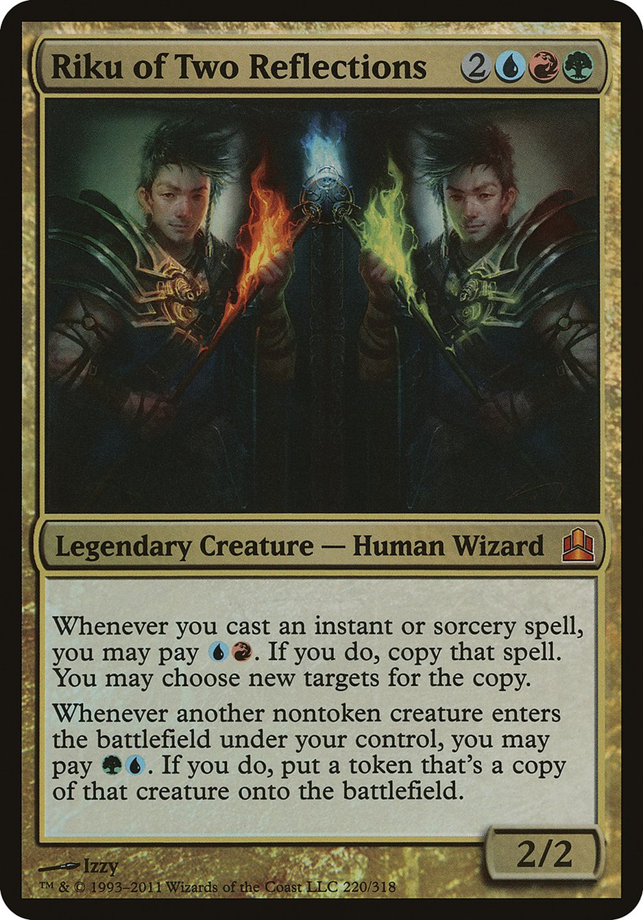 Riku of Two Reflections (Oversized) [Commander 2011 Oversized] | Silver Goblin