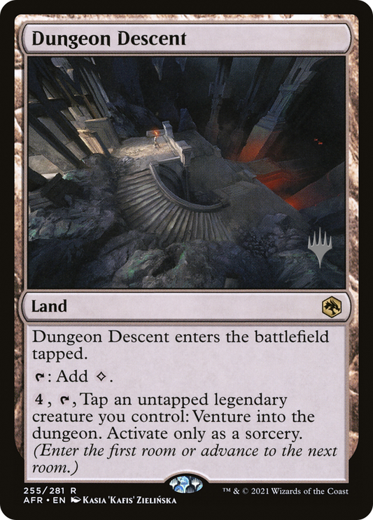 Dungeon Descent (Promo Pack) [Dungeons & Dragons: Adventures in the Forgotten Realms Promos] Foil