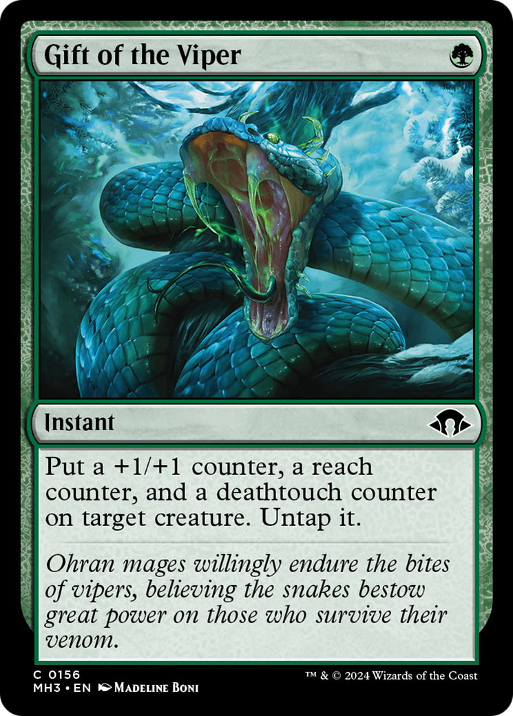 Gift of the Viper [Modern Horizons 3] | Silver Goblin