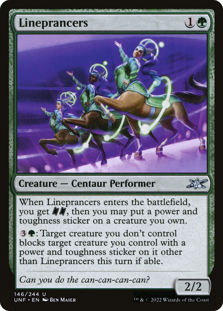 Lineprancers (146) Foil - Unfinity