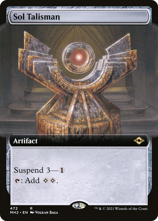 Sol Talisman (Extended Art) [Modern Horizons 2] Foil