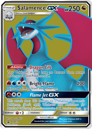 Salamence GX (SM139) [Sun & Moon: Black Star Promos] | Silver Goblin