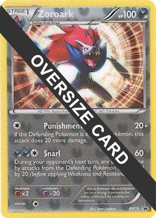 Zoroark (BW19) (Jumbo Card) [Black & White: Black Star Promos] | Silver Goblin