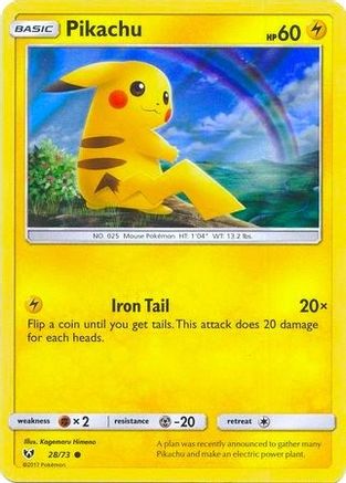 Pikachu - 28/73 (Water Web Holo) (28) Holofoil - Miscellaneous Cards & Products