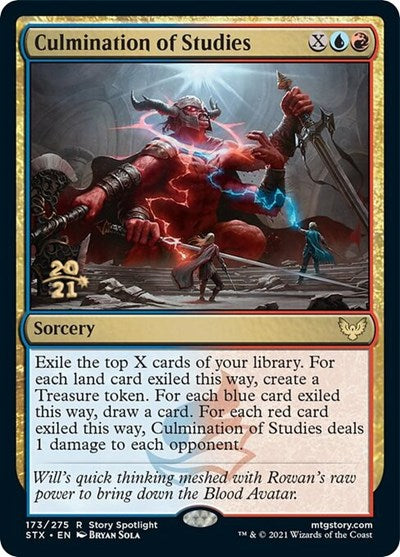 Culmination of Studies [Strixhaven: School of Mages Prerelease Promos] | Silver Goblin