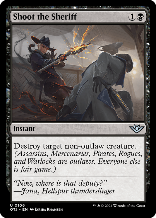Shoot the Sheriff [Outlaws of Thunder Junction] Foil