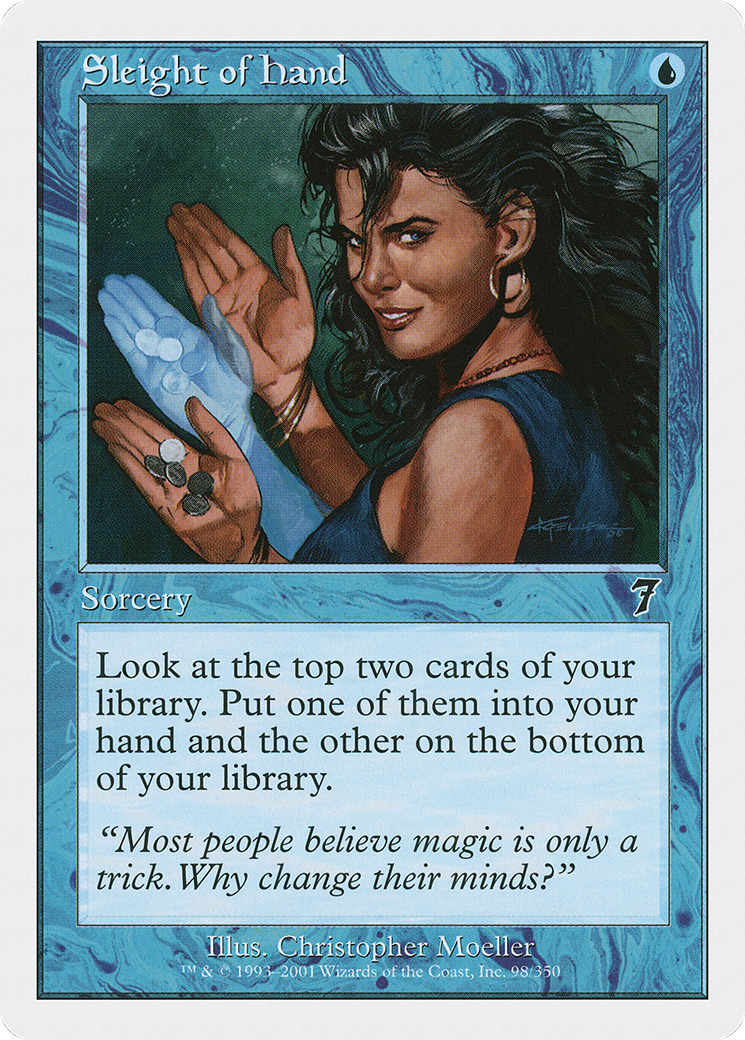 Sleight of Hand (098) Foil - Seventh Edition