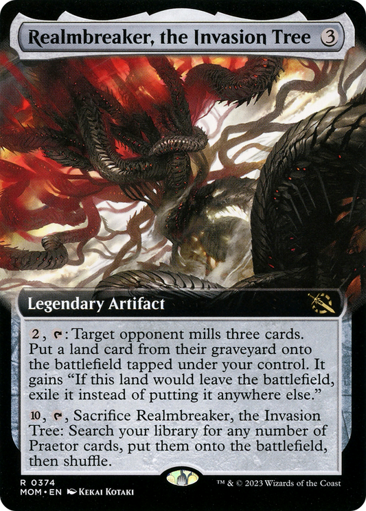 Realmbreaker, the Invasion Tree (Extended Art) [March of the Machine] Foil
