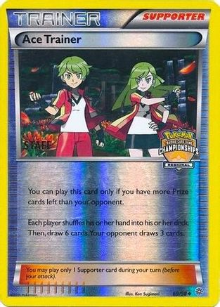 Ace Trainer (69/98) (Staff Regional Championship Promo) [XY: Ancient Origins] | Silver Goblin