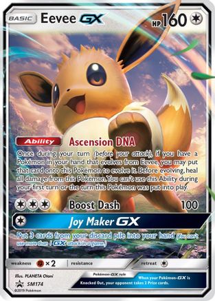 Eevee GX (SM174) [Sun & Moon: Black Star Promos] | Silver Goblin