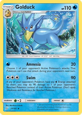 Golduck (27) Reverse Holofoil - Team Up