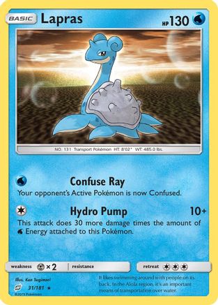 Lapras (31) Reverse Holofoil - Team Up