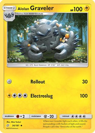 Alolan Graveler (36/181) [Sun & Moon: Team Up] | Silver Goblin