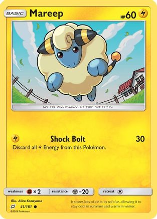 Mareep (41) Reverse Holofoil - Team Up