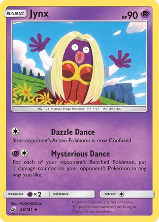 Jynx (68/181) [Sun & Moon: Team Up] | Silver Goblin