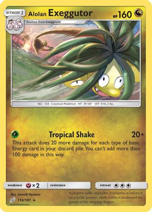 Alolan Exeggutor (114/181) [Sun & Moon: Team Up] | Silver Goblin