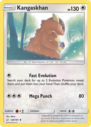 Kangaskhan (128) Reverse Holofoil - Team Up