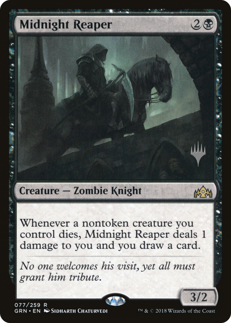 Midnight Reaper (Promo Pack) [Guilds of Ravnica Promos] Foil