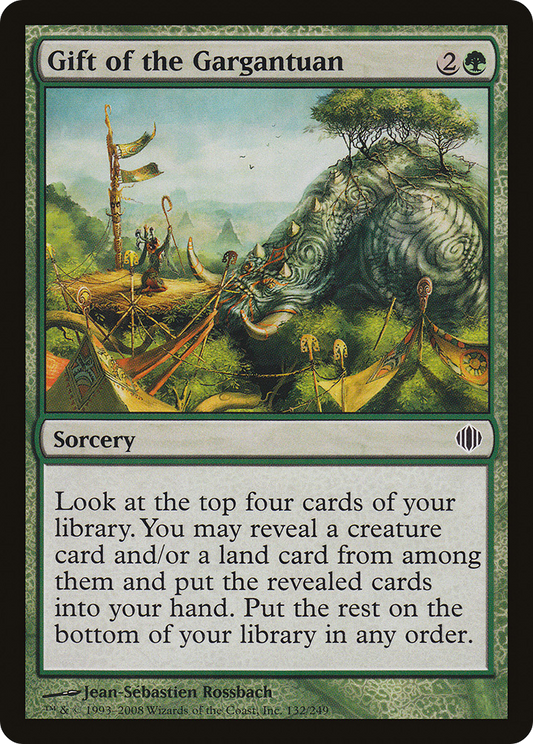 Gift of the Gargantuan [Shards of Alara] Foil