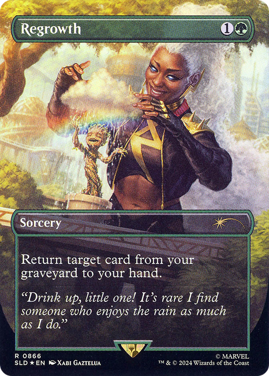 Regrowth(Borderless) Foil (866)