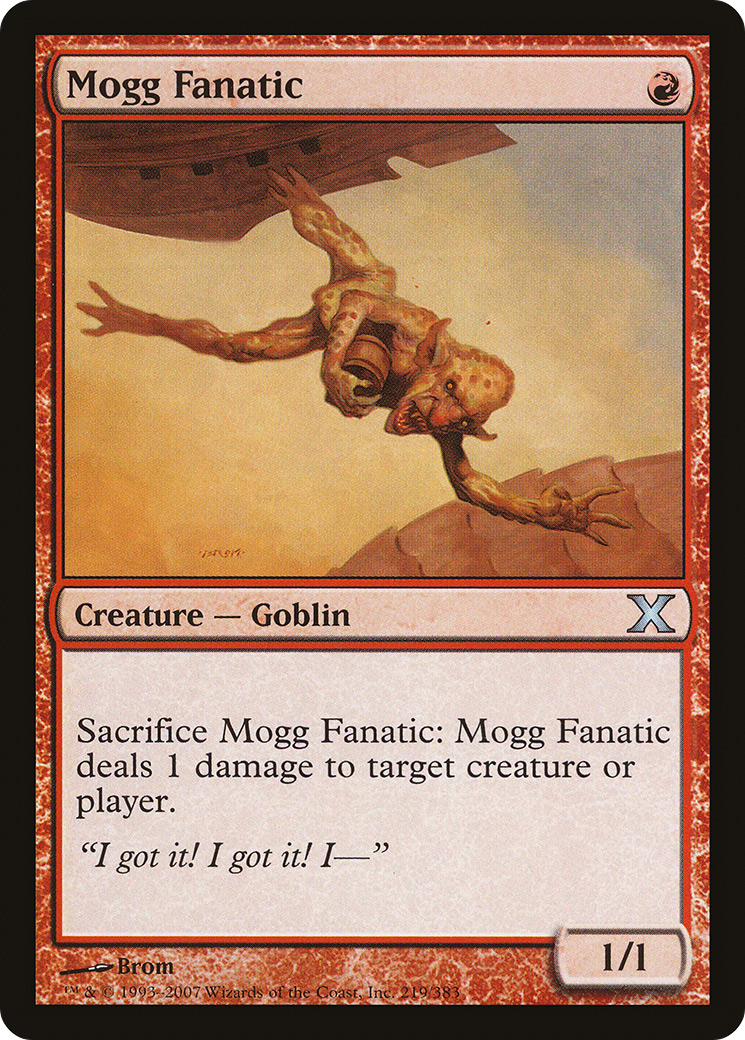 Mogg Fanatic [Tenth Edition] Foil